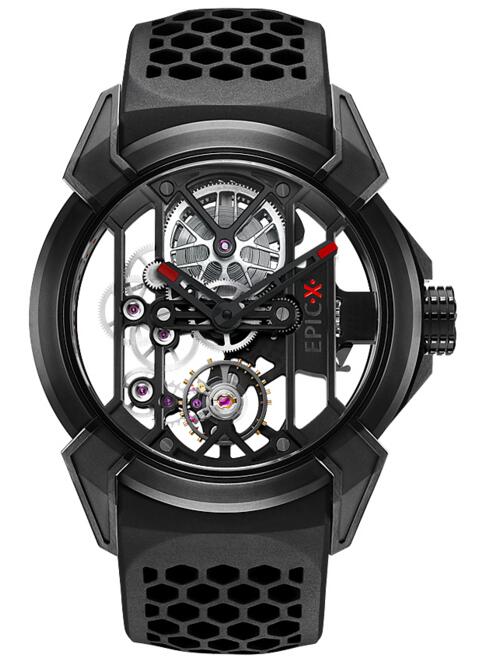 Review Jacob & Co Replica Epic x Black Titanium 550.100.21.NS.PY.4NS watch